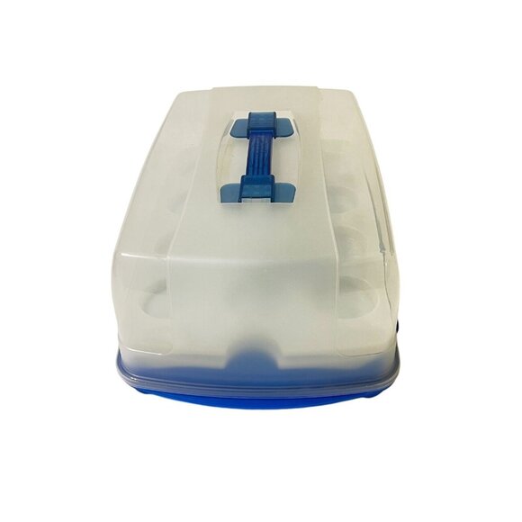 Lock N Lock Cupcake Cake Carrier Holder Egg Storage Container Blue HLS1040 - Picture 4 of 12